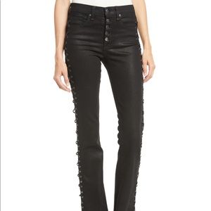 Veronica Beard Beverly 10" Flare-Black Coated